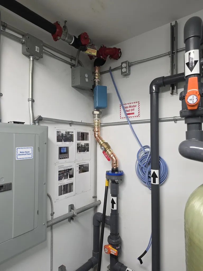 Well supply: Ultrasonic meter and valve
