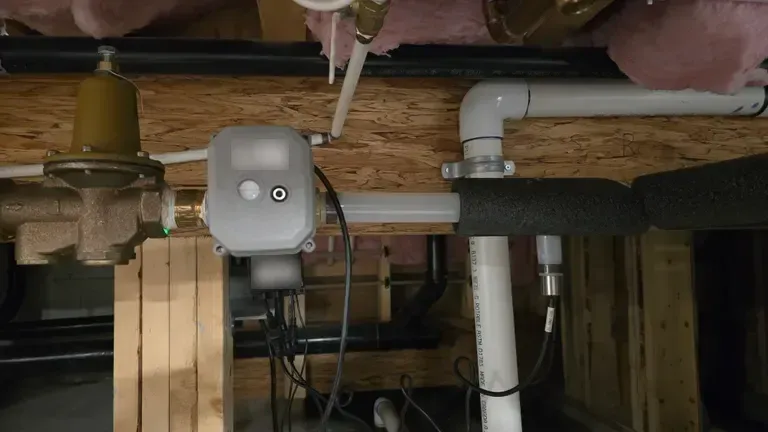 Automated valve: At the pressure regulator